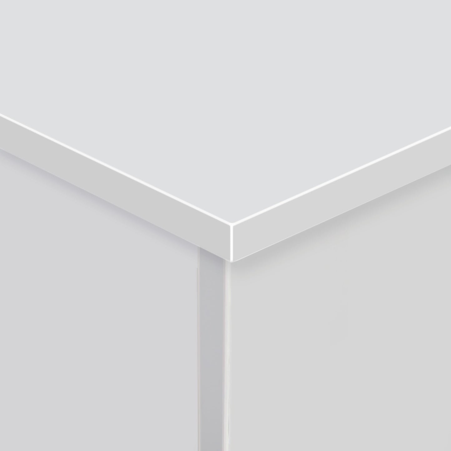 Storage Chest Trunk, 100Lx40Wx40H cm Chipboard-White