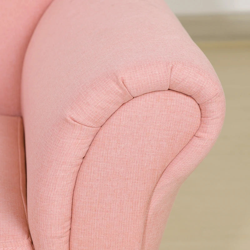 Toddlercouch, Kids Sofa, with Storage Compartment Pink