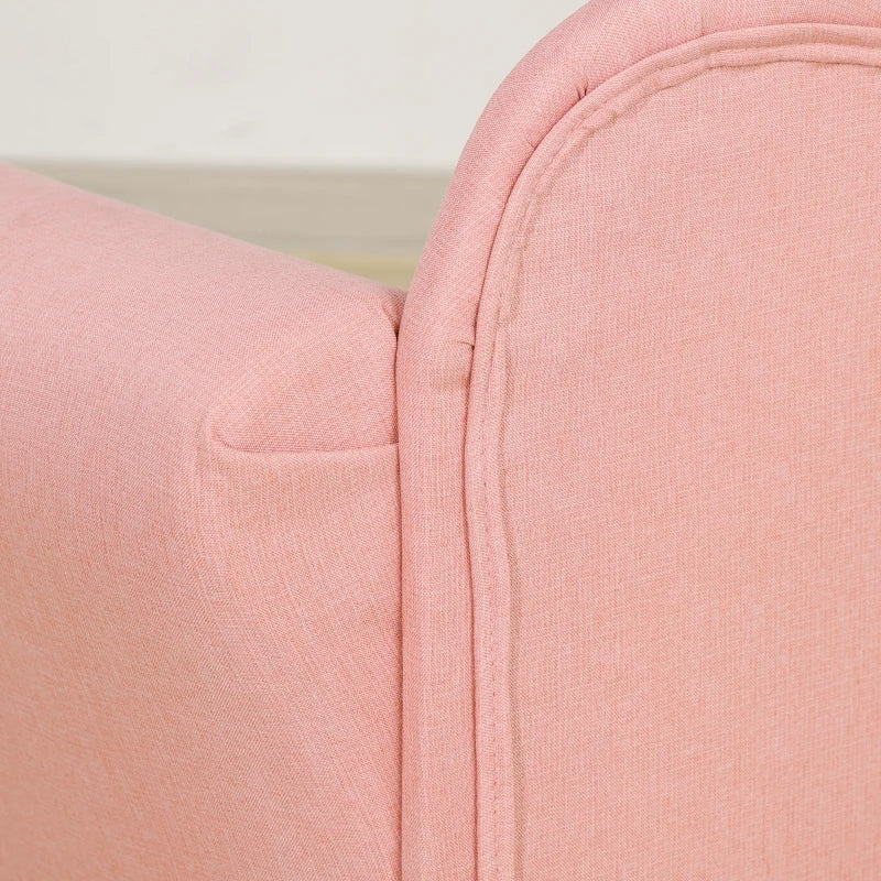 Toddlercouch, Kids Sofa, with Storage Compartment Pink