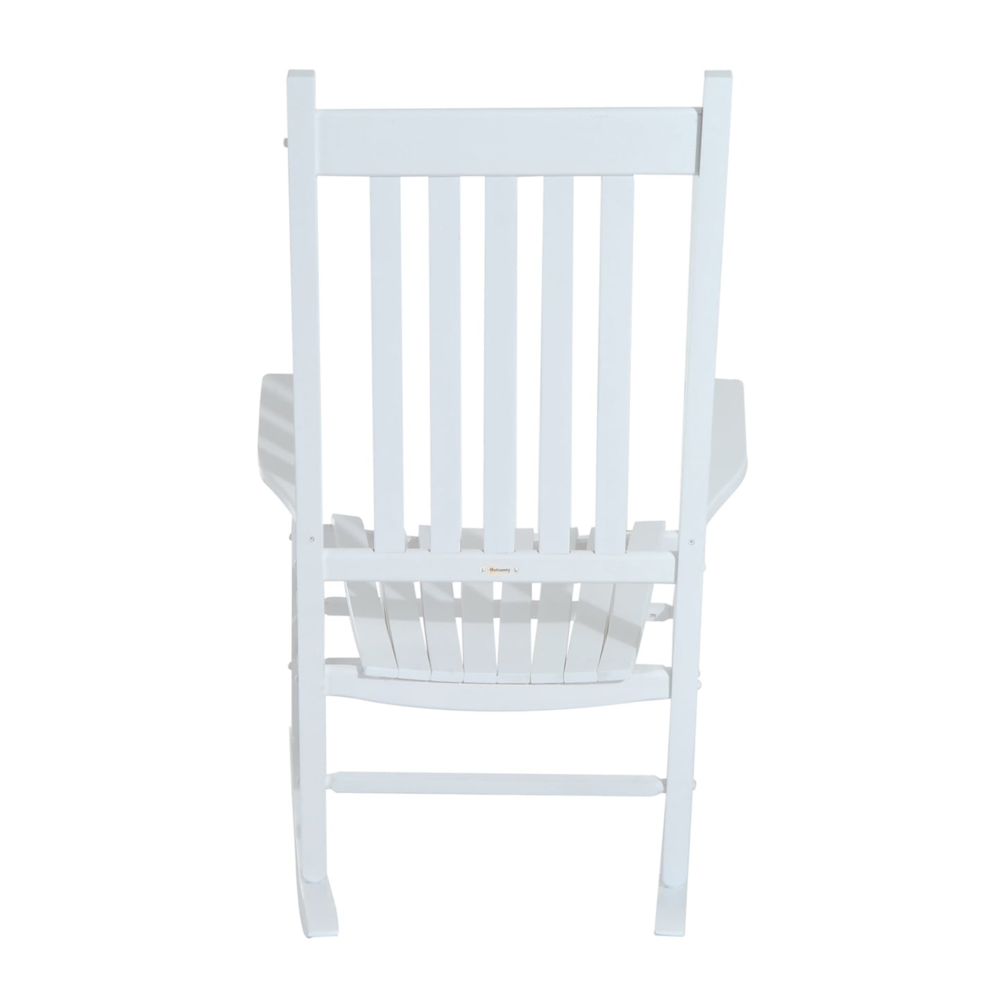 Porch Rocking Chair Outdoor Patio Wooden Rocker Balcony Deck Garden Seat