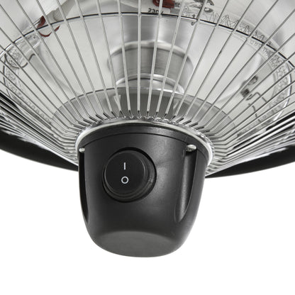 Patio Ceiling  Electric Heater, 600W-Black