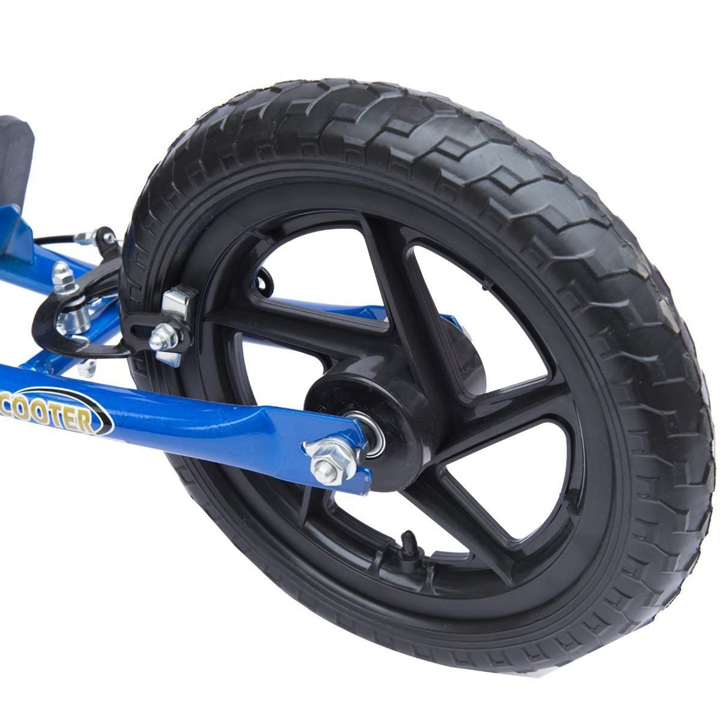 Bicycle Scooter, Kick Scooter for Kids, Big Wheel, 12" Tyres Scooter-Blue