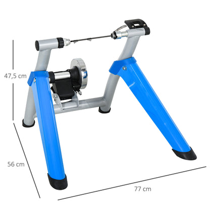 Bike Stand for Indoor Riding, Steel, 8-Level Blue