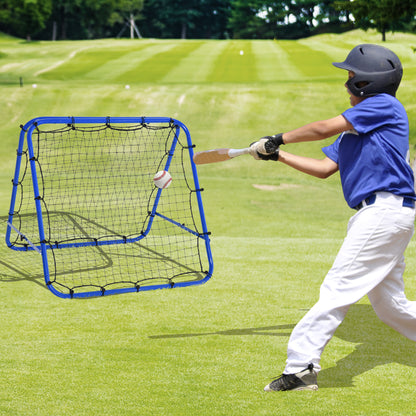 PE Mesh Double-Sided Outdoor Rebounder Net Blue