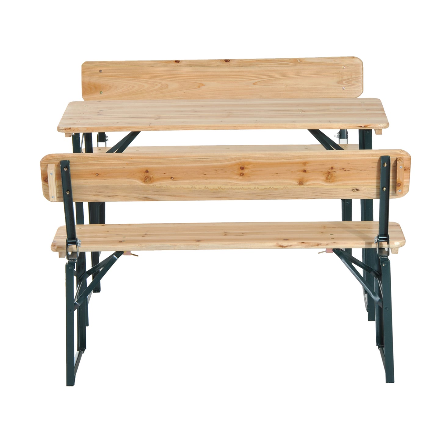 3 pcs Wooden Table Bench Set