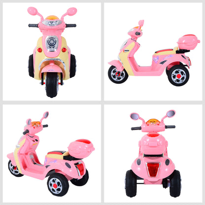 Electric Ride on Motorcycle-Pink