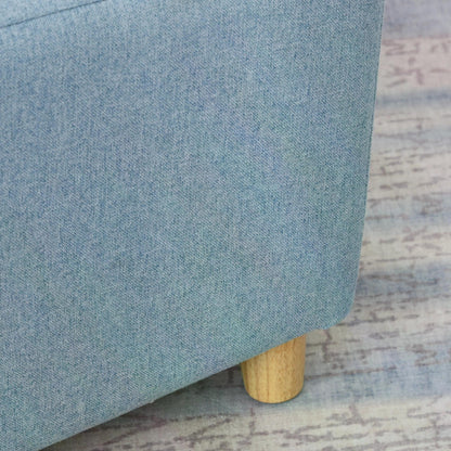 Kids Armchairs Children Sofa Kids Sofa Upholstered Armchai Kids Mini Sofa Children Armchair Kids Elevated Linen Armchair - Blue