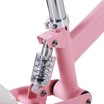 Toddler Balance Bike No Pedal Walk Training Pink