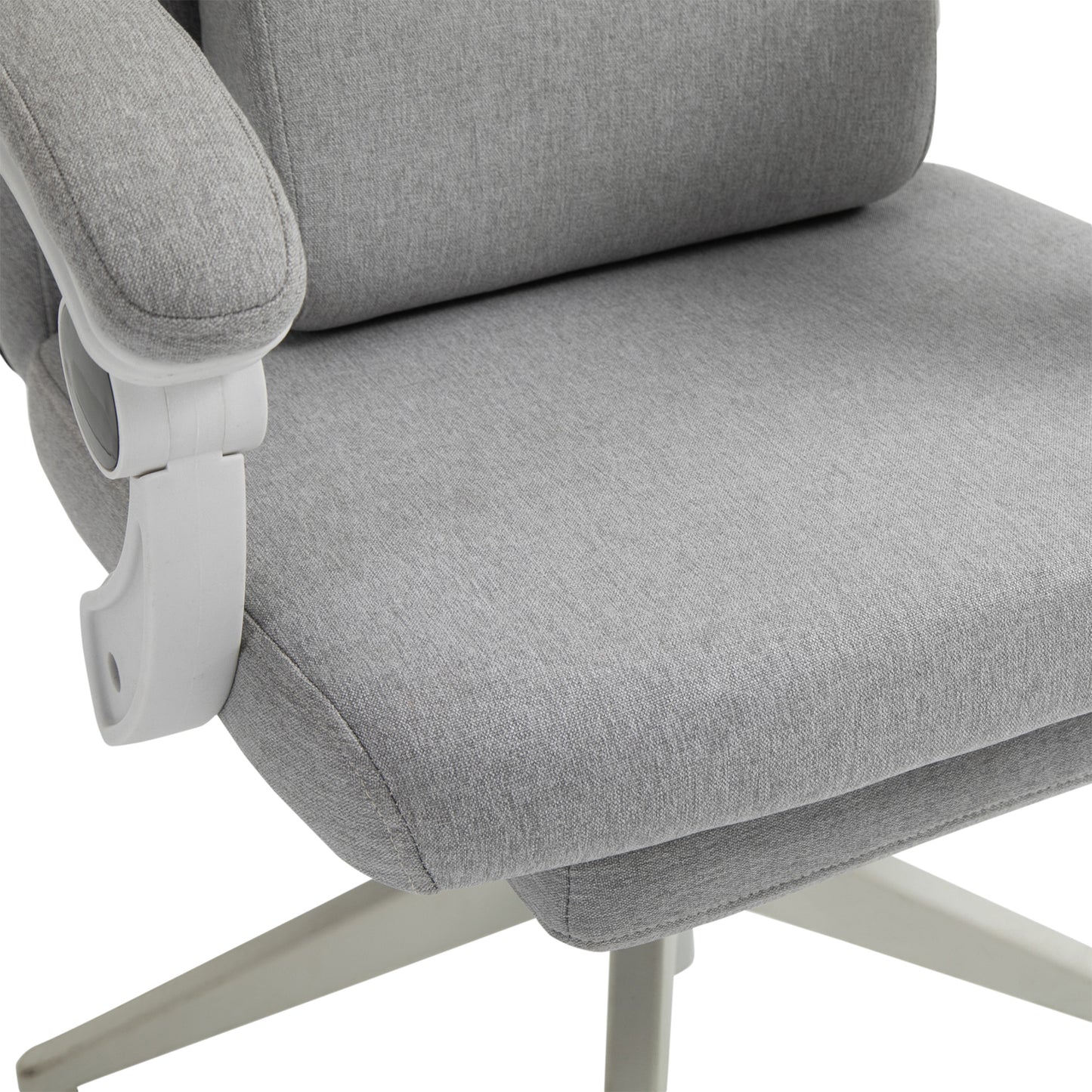 Polyester Ergonomic Neck & Back Support Office Chair Wheels Chair Computer Chair Home Office Chair Ergonomic Chair Grey