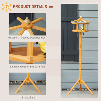 Bird Feeding Station with Post for Garden, Patio or Balcony