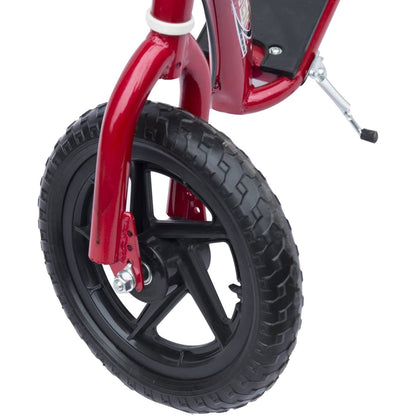 Bicycle Scooter, Kick Scooter for Kids, Big Wheel, 12" Tyres -Red