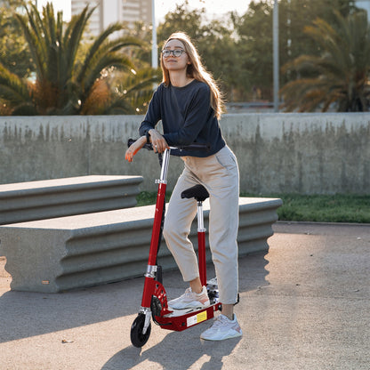 HOMCOM Electric Scooter, 120W-Red 