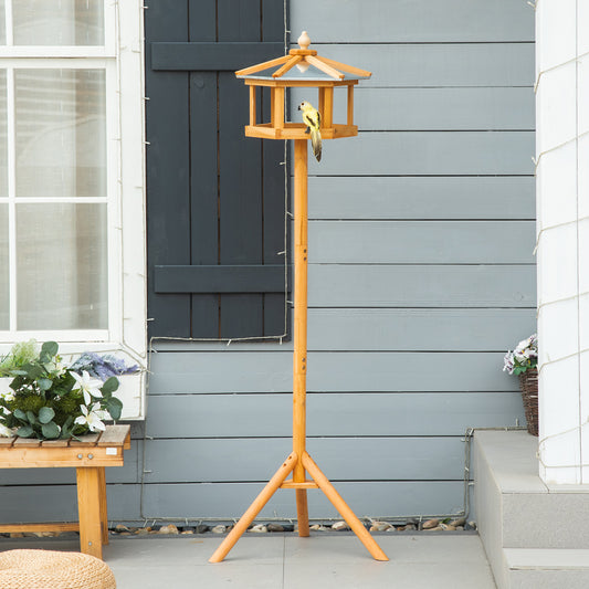 PawHut Bird Feeding Station with Post for Garden, Patio or Balcony 