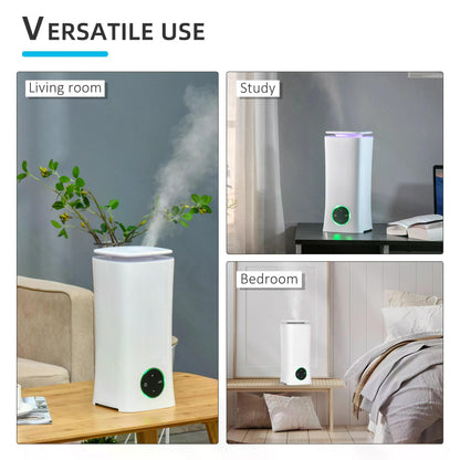 2L Cool Mist Humidifier Ultrasonic Quiet Air Humidifier with 7-Colour Lights, 3 Adjustable Mist Mode, Auto Shut Off