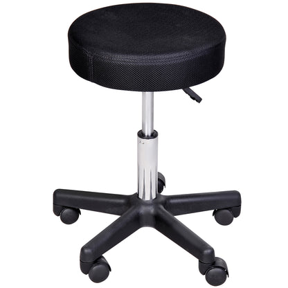 Salon Spa Swivel Stool-Red, White, Black