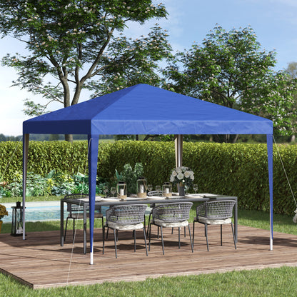 Outsunny 3 x 3m Pop Up Gazebo - Blue 