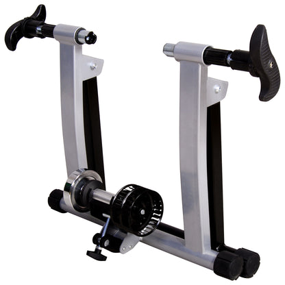 Indoor Bicycle Turbo Trainer, Cyclone System-Silver