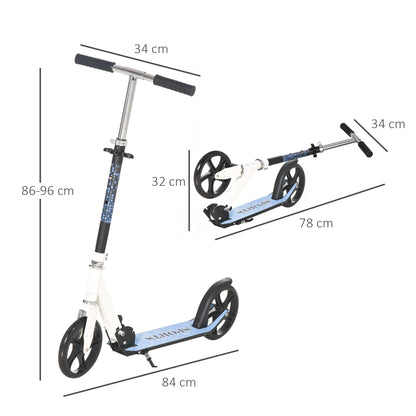 Childrens 2 Wheel Scooter, Folding Kids Kick Scooter-Blue