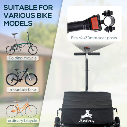 Cargo Trailer Bike W/Carrier Utility Luggage