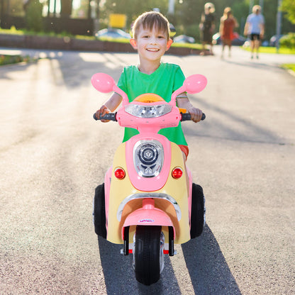 Electric Ride on Motorcycle-Pink