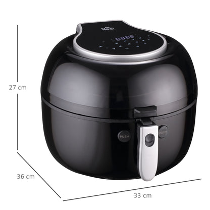 7L Digital Air Fryer Oven with Air Fry, Roast, Broil, Bake, Dehydrate, 7 Presets, Rapid Air Circulation, 1500W