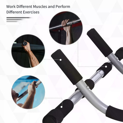 Pull-Up Bar for Doorway Home Fitness Door Horizontal Bar Indoor Gym Upper Body Workout Pull-ups