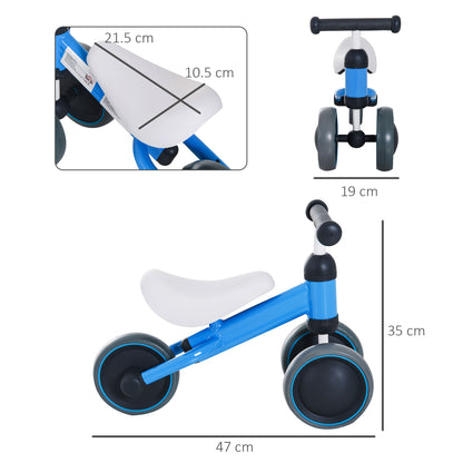 Balance Bike Toddler,  Three Wheels-Blue