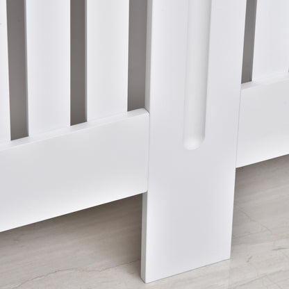 (152 x 81 x 19 cm) MDF Radiator Cover-White