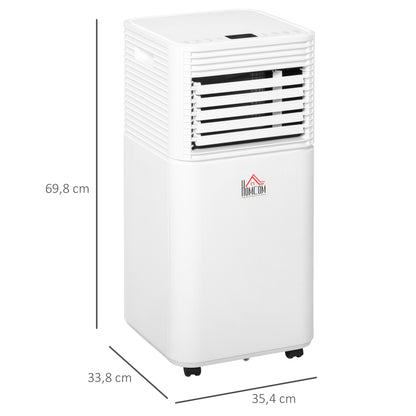 785W Compact Portable Mobile Air Conditioner Unit Cooling Dehumidifying Ventilating w/ Fan Remote LED Display