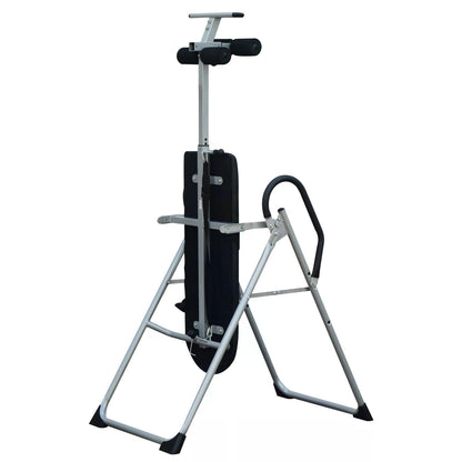 Foldable Inversion Therapy Table and Fitness Bench in Black