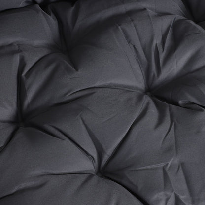 2-Seater Cushion,100Wx98Lx8T cm-Dark Grey