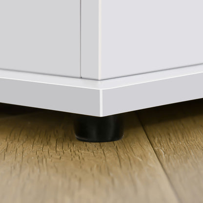 Storage Chest Trunk, 100Lx40Wx40H cm Chipboard-White