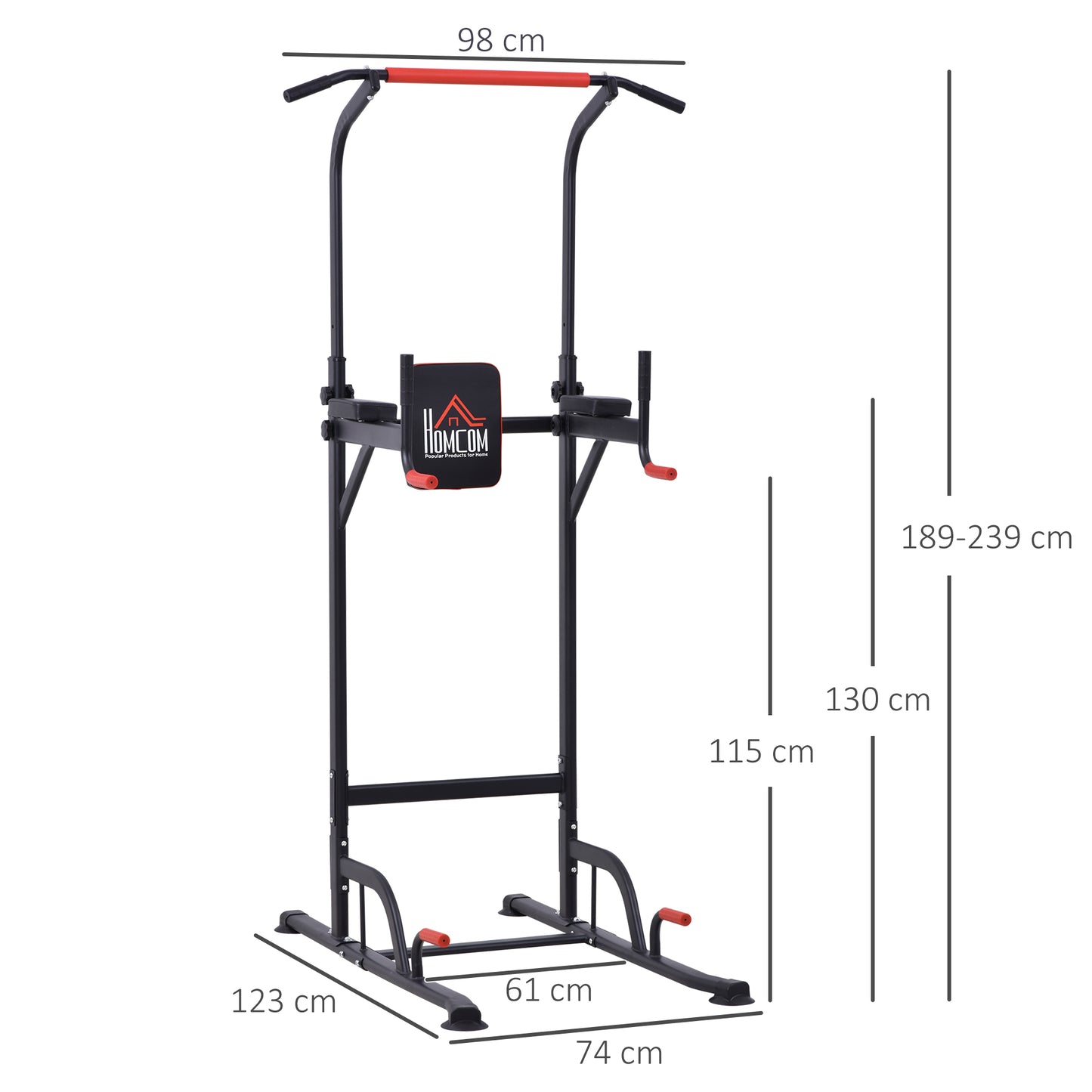 Pull Up Bar Power Tower Station for Home Office Gym Traning Workout Equipment