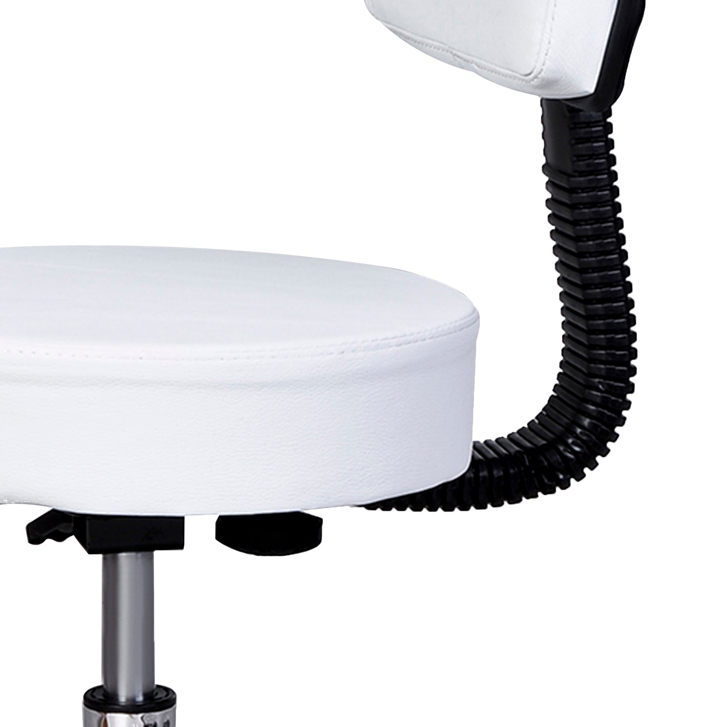 Massage Beauty Salon Spa Chair Stool Swivel Gas Lift Manicure Tattoo Stools Chair White