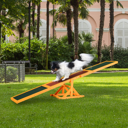 Pawhut Pet Obedience Training Seesaw For Dog Agility 