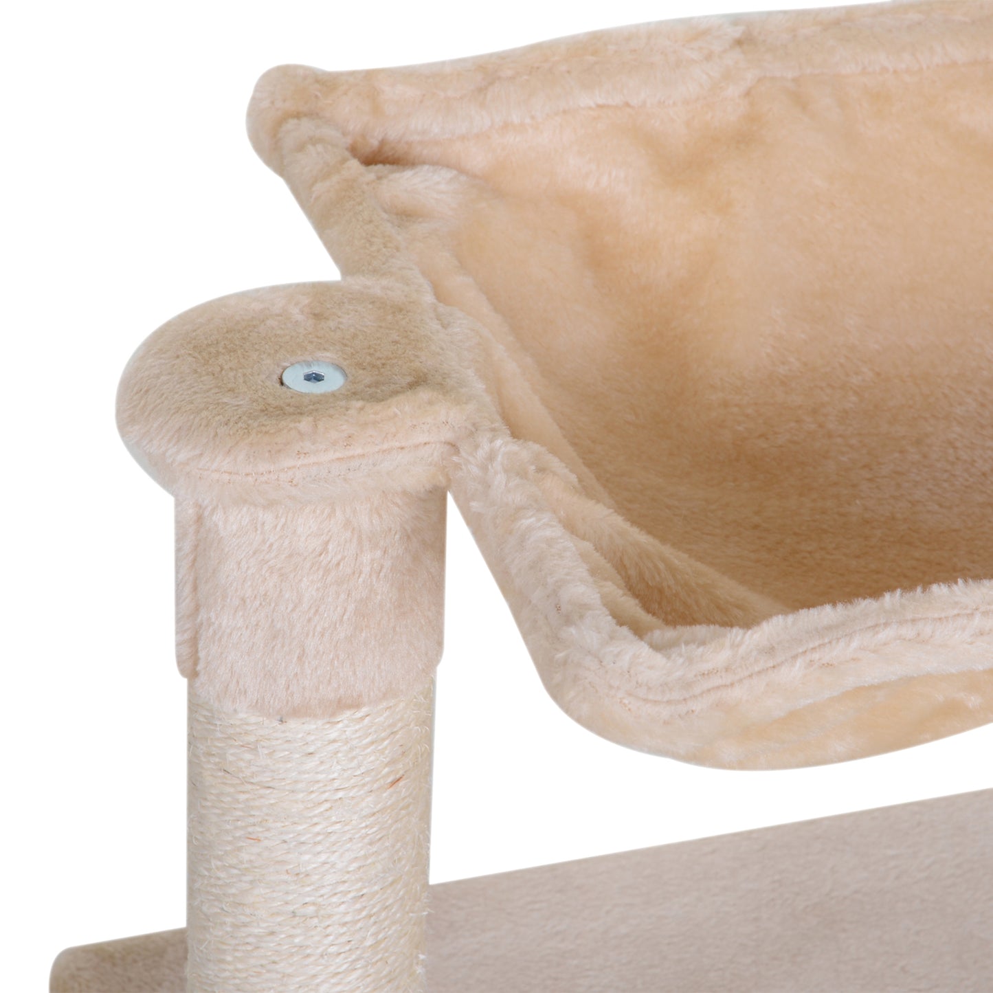 70cm Cat Tree Cat Tower Scratching Post Climbing Tree for Kitty Activity Center Beige