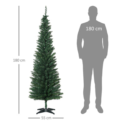 2.1m Tall Christmas Pine Tree Artificial Easy Assembly Holiday Décor W/ Stand