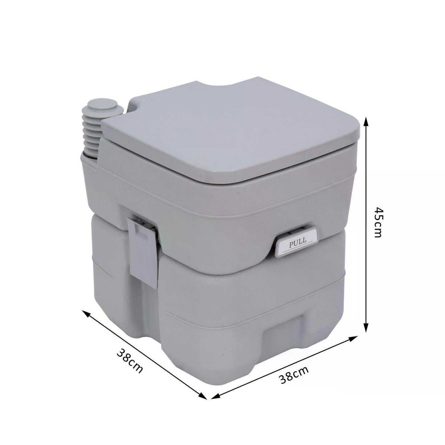 Portable Camping Toilet Portable Potty-Grey