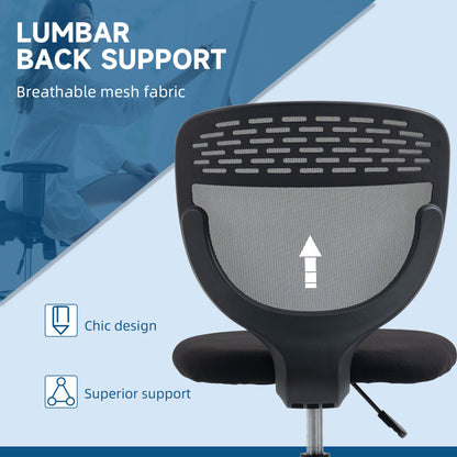 Standing Desk Chair, Mesh with Lumbar Support Grey