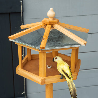 Bird Feeding Station with Post for Garden, Patio or Balcony