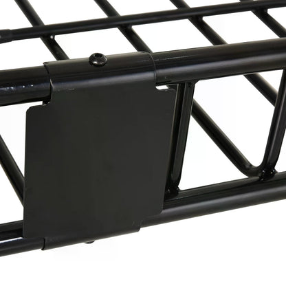 Adjustable Roof Rack Metal Inclined Design of The Front Baffle 109/162x99x16cm