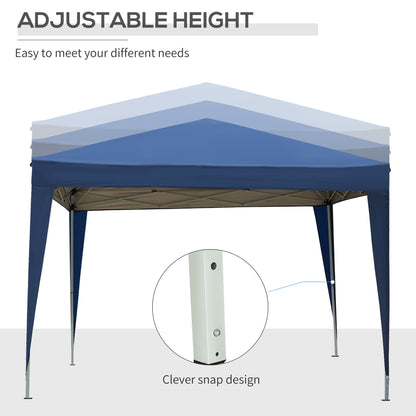 Pop Up Gazebo Marquee, size (3m x 3m)-Blue