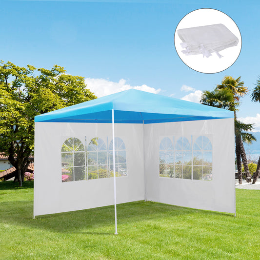 Outsunny 3m Side Walls Gazebo Replacement Panels-White 