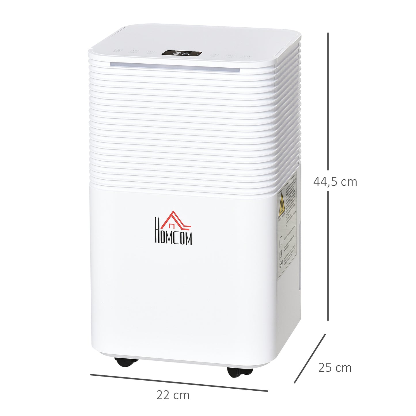 12L/Day 2000ML Portable Quiet Dehumidifier for Home Laundry Room Bedroom Basement, Electric Moisture Air De-Humidifier