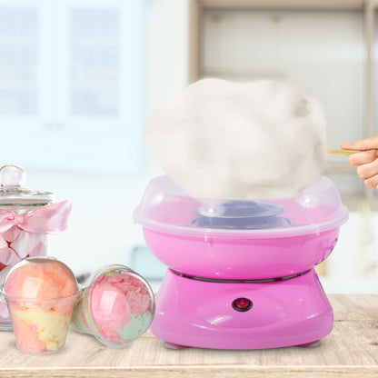 HOMCOM Candy Floss Machine, 450W-Pink 