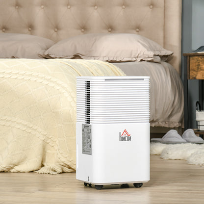 12L/Day 2000ML Portable Quiet Dehumidifier for Home Laundry Room Bedroom Basement, Electric Moisture Air De-Humidifier