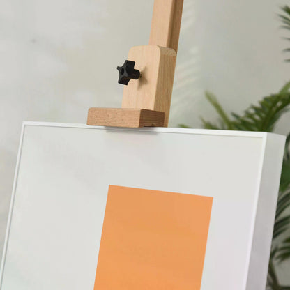 H-Frame Wooden Studio Easel Height Adjustable with Canvas Holder and Pencil Case for Display, Exhibition, Drawing, Painting