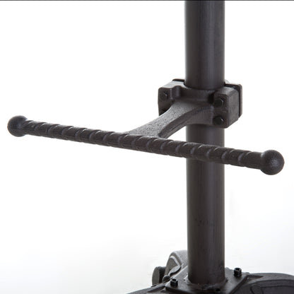 Adjustable Cast Iron Bar Stool