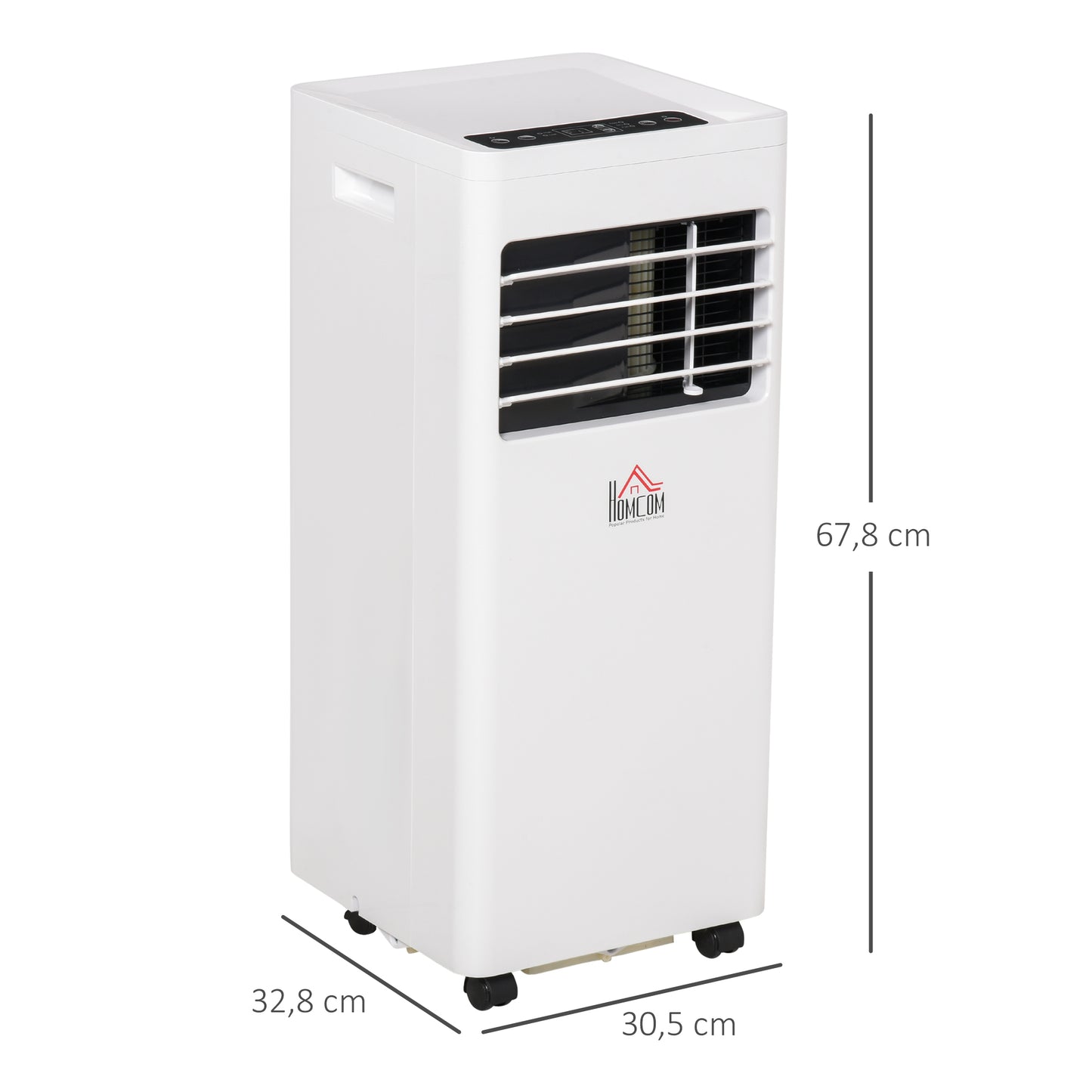 7000BTU Portable ABS Air Conditioner w/ Remote Control White