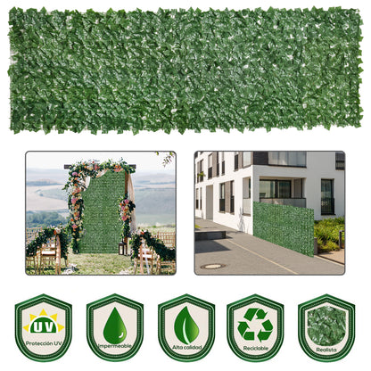 Artificial Plant Wall, 3x1 m-Dark Green